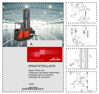 Linde A series 5222 Forklift Parts Catalog
