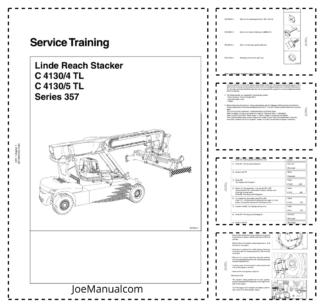 Linde C4130 4 5 TL Reachstacker Service Training Manual