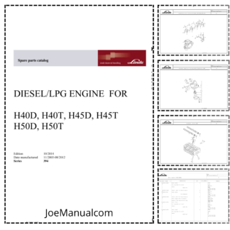 Linde Diesel LPG Engine for H40D H40T H45D H45T H50D H50T Parts Catalog