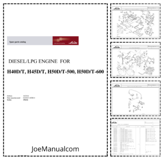Linde Diesel LPG Engine for H40D H40T H45D H45T H50D H50T T-600 Parts Catalog
