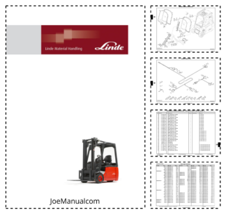 Linde E12 E14 E15 E16 E18 E20 Forklift Parts Catalog from series 03-2006 09.08