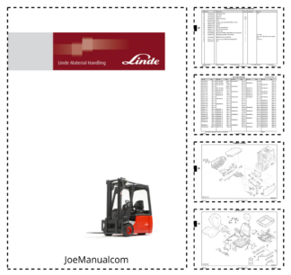 Linde E12 E14 E15 E16 E18 E29 02 Forklift Parts Catalog from series 04-2014