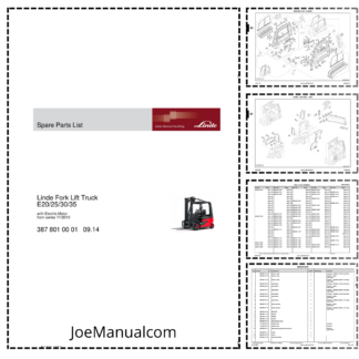 Linde E20 E25 E30 E35 Forklift Parts Catalog
