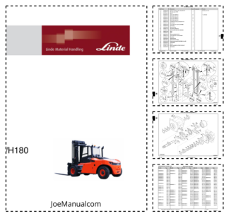 Linde H100 H120 H140 H150 H160 H180 Forklift Parts Catalog from series 04-11