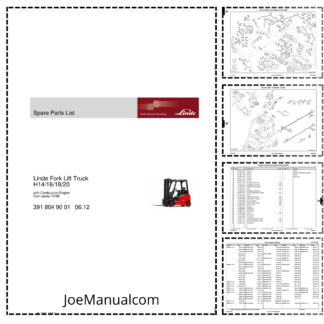 Linde H14 H16 H18 H20 Forklift Parts Catalog from series 10-06