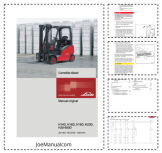 Linde H14D H16D H18D H20D Forklift Operators Manual ES