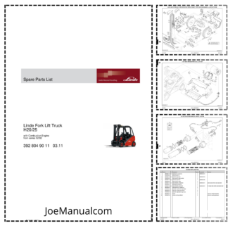 Linde H20 H25 Forklift Parts Catalog from series 02-02
