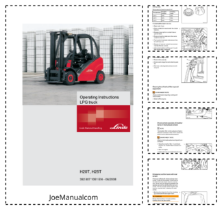 Linde H20T H25T Forklift Operators Manual