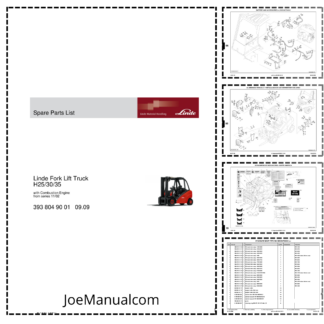 Linde H25 H30 H35 Forklift Parts Catalog from series 11-02