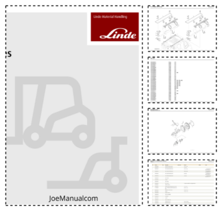 Linde H25 H30 H35 Series 393-02 Forklift Parts Catalog