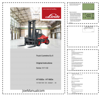 Linde HT100Ds HT180Ds Series 1411-02 Forklift Operators Manual