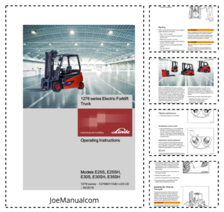 Linde HT25T HT27T HT30T HT32T Series 1219 Forklift Operators Manual v3