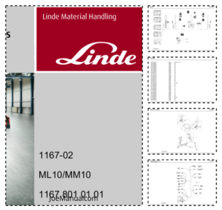 Linde ML10 MM10 Series 1167-02 Forklift Parts Catalog