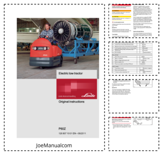 Linde P60Z Electric Tow Tractor Operators Manual