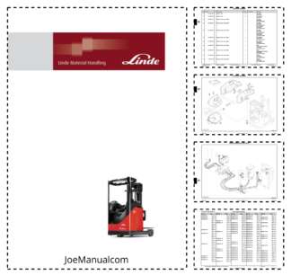 Linde R14 R14G R16 R16G R20 R20G 12 Forklift Parts Catalog from series 01-10