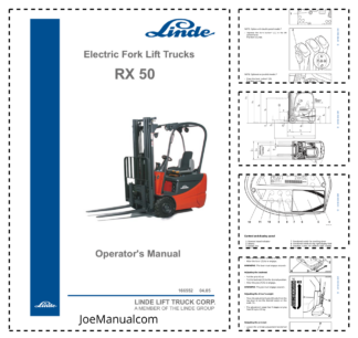 Linde RX50 Forklift Operators Manual