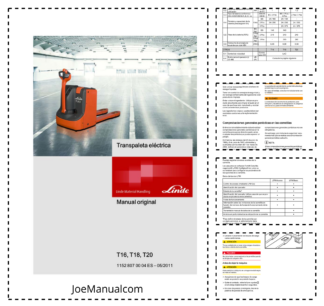 Linde T16 T18 T20 Forklift Operators Manual ES