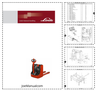 Linde T16 T18 T20 T16L Series 11-08 Forklift Parts Catalog