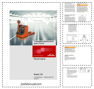 Linde T20 Series 1152-04 Forklift Operators Manual ES