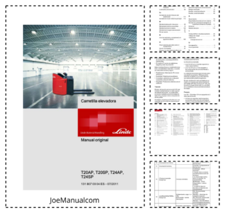 Linde T20AP T20SP T24AP T24SP Forklift Operators Manual ES