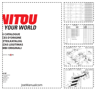 Manitou MT 1530 SCP ULTRA Telehandler Parts Catalog 547007