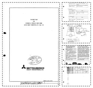 Mitsubishi 25 Ton Crane Service Manual