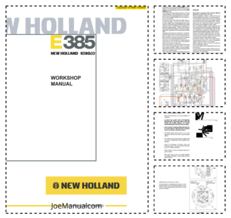 New Holland Kobelco E385 Excavator Workshop Service Manual