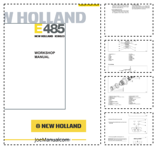 New Holland Kobelco E485 Excavator Workshop Service Manual