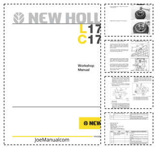 New Holland L175 C175 Skidsteer Compact Track Loader Workshop Service Manual