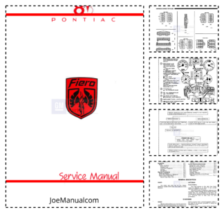Pontiac Fiero 1988 Service Manual