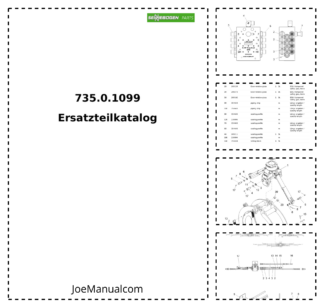 Sennebogen 735.0.1099 Material Handler Parts Catalog