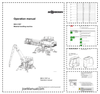 Sennebogen 865.5.10.57 Material Handler Operators Manual