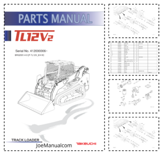Takeuchi TL12V2 Skidsteer Parts Catalog SN 412000006 and UP