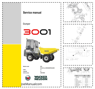 Wacker Neuson 3001 Dumper Service Manual v2.6