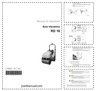 Wacker Neuson RD 16 Roller Operators Manual v005 PT