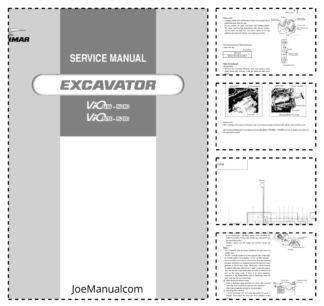 Yanmar ViO45-5B ViO55-5B Excavator Service Manual