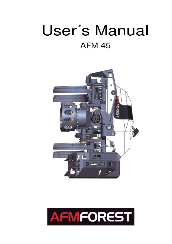 AFMFOREST AFM 45 Processing Head Operators Manual - Image 2