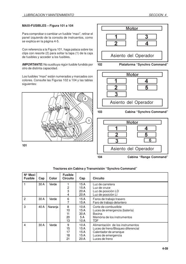 CASE 135 150 165 180 Maxxum Tractor Operators Manual ES - Image 10