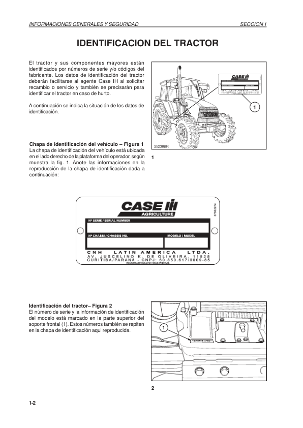 CASE 135 150 165 180 Maxxum Tractor Operators Manual ES - Image 15