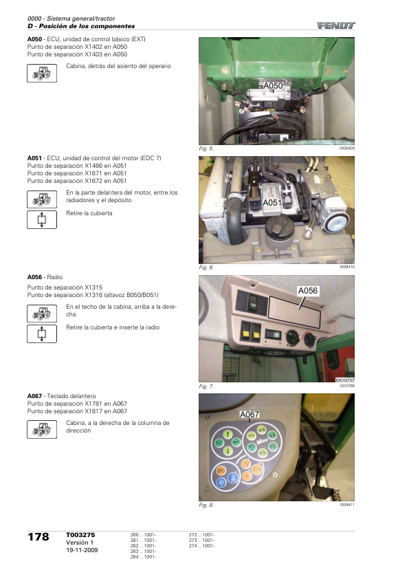 Fendt 200 Vario V F P Tractor Workshop Manual ES - Image 10