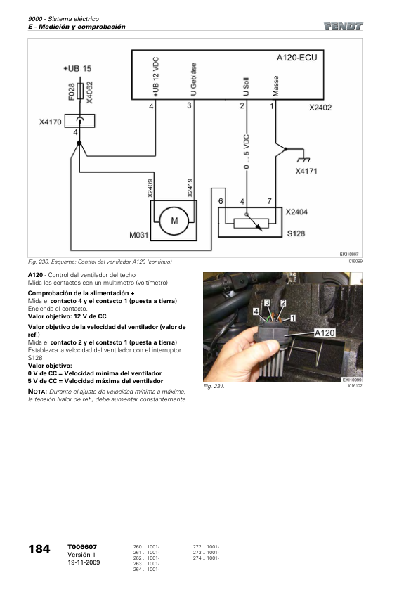Fendt 200 Vario V F P Tractor Workshop Manual ES - Image 16
