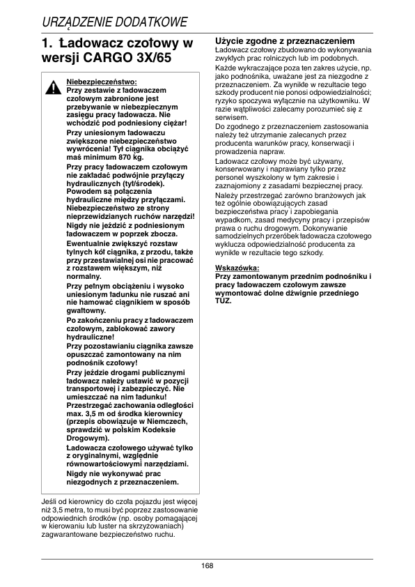 Fendt 207 208 209 210 211 Vario Tractor Operators Manual PL - Image 12