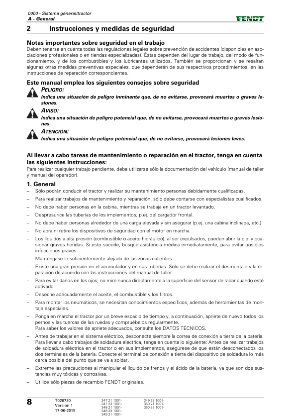 Fendt 300 Vario S4 Tractor Workshop Manual 2015 ES - Image 4