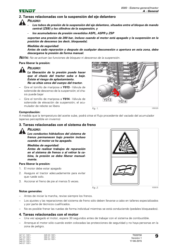 Fendt 300 Vario S4 Tractor Workshop Manual 2015 ES - Image 5