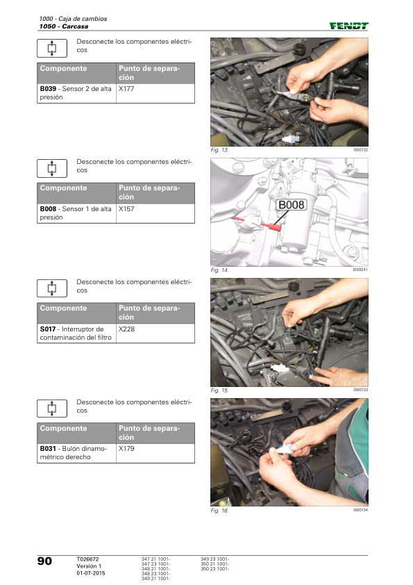 Fendt 300 Vario S4 Tractor Workshop Manual 2015 ES - Image 10