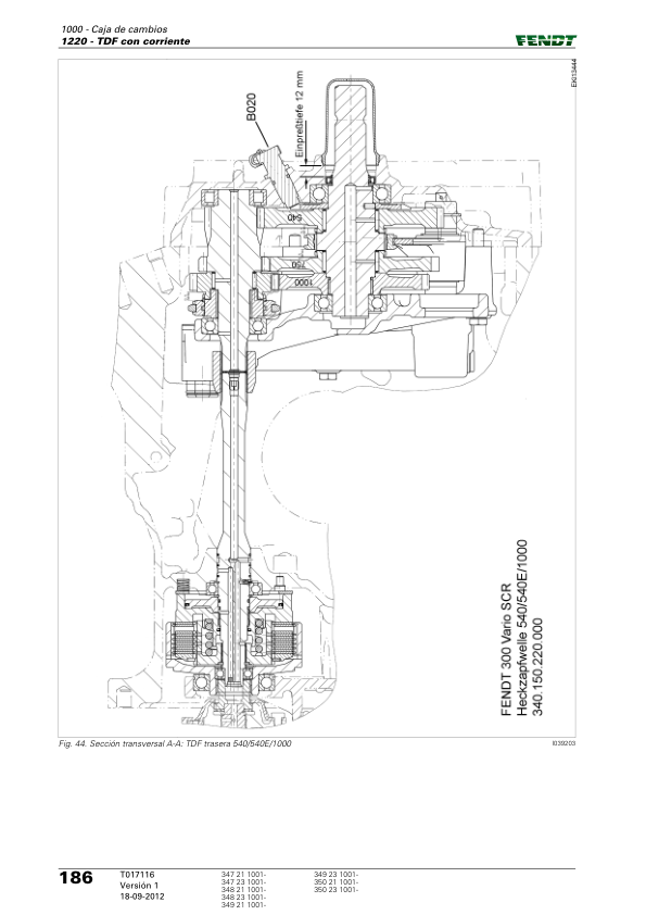Fendt 300 Vario S4 Tractor Workshop Manual 2015 ES - Image 11