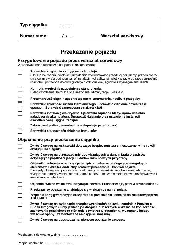 Fendt 309 310 311 312 Vario Tractor Operators Manual PL - Image 4
