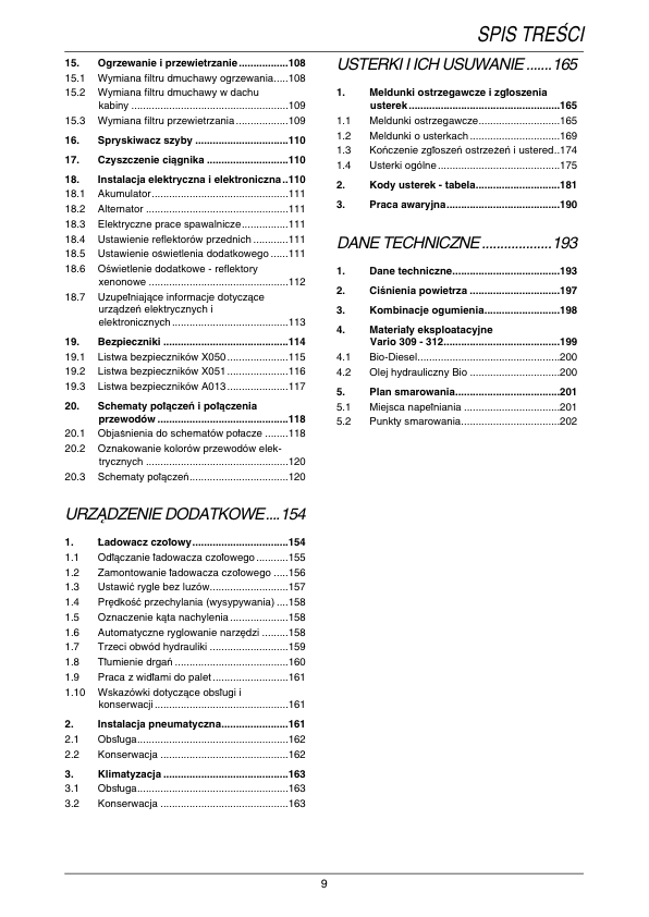 Fendt 309 310 311 312 Vario Tractor Operators Manual PL - Image 3
