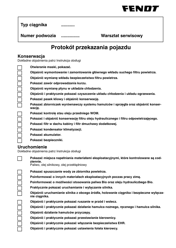 Fendt 309 310 311 312 Vario Tractor Operators Manual PL - Image 5
