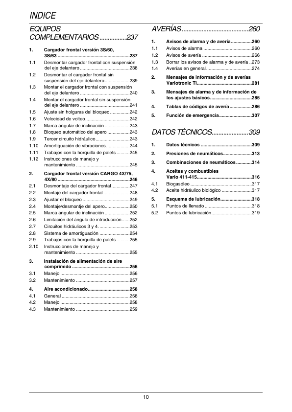Fendt 400 Vario Tractor Workshop Manual ES - Image 5